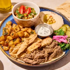 Assiette chawarma mixte