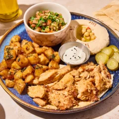 Assiette chawarma poulet