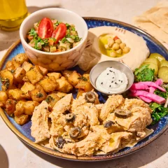 Assiette poulet spicy