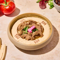 Hommos chawarma boeuf