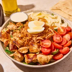 Salade césar avec oeuf