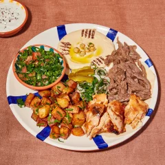 Assiette mixte libanaise